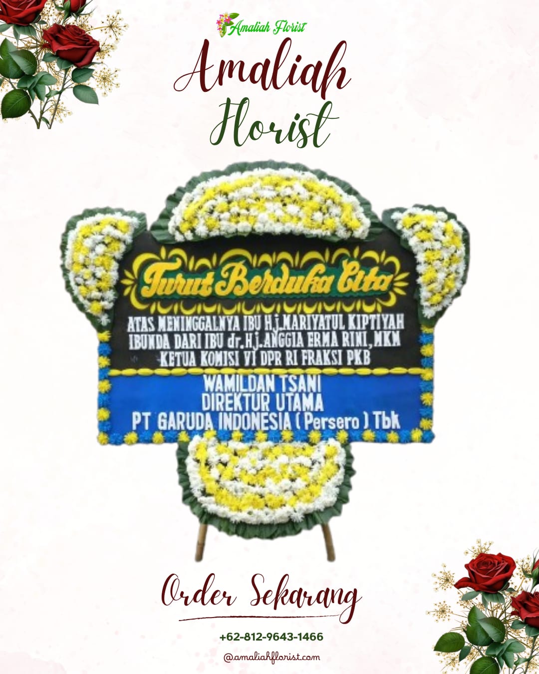 Papan Bunga Duka Karangpawitan